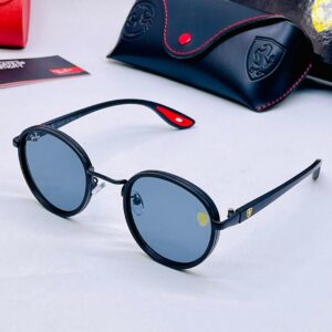 RBN76229 Black Frame Sunglasses ‎Premium Round Eyeglasses